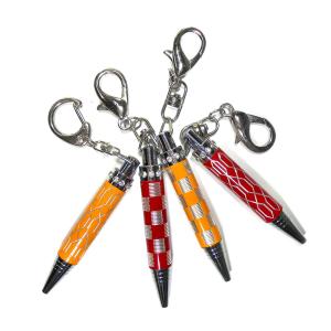 Quality Crystal Stone Pocket Mini Pen , 73mm Twist Ballpoint Pen Baking Finish Color wholesale