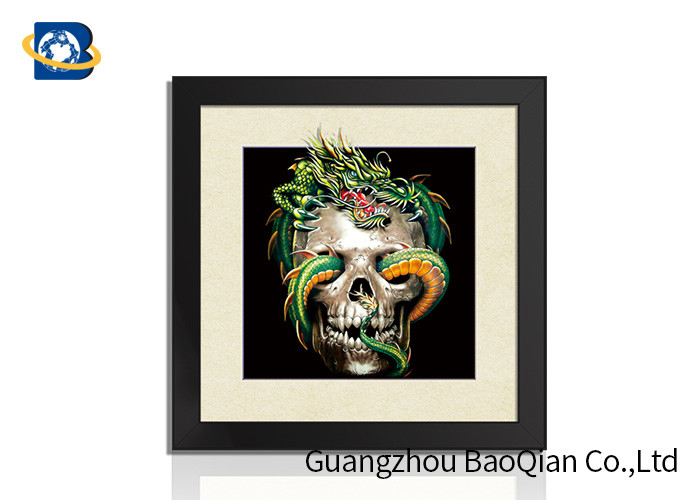 Horse Animal Design 3D / 5D Custom Lenticular Printing MET / PP Material