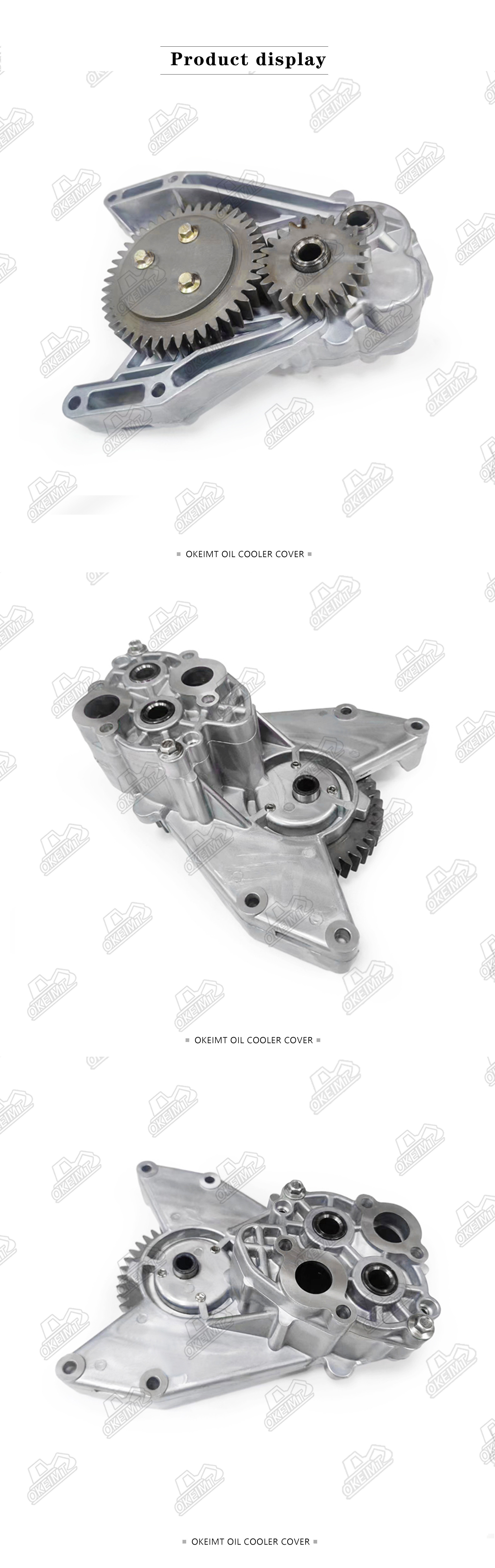 D12D Oil Pump For Excavator EC460B EC330B Engine 8170261