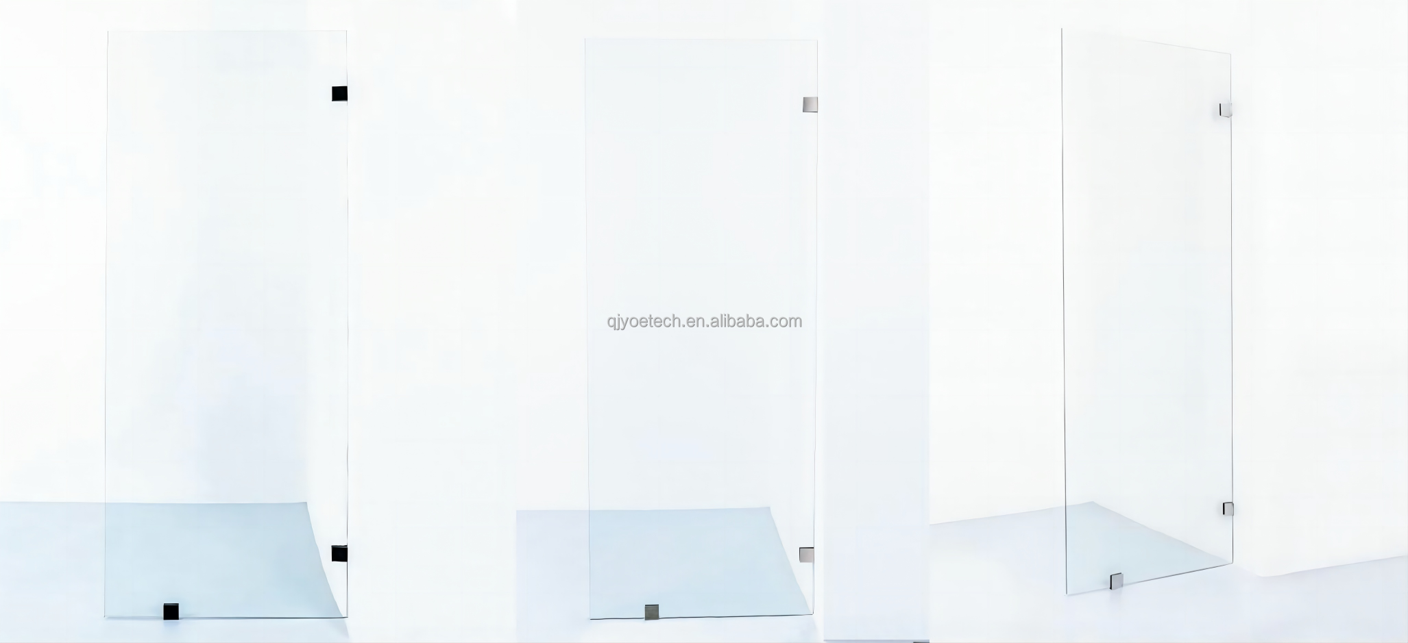 Elegant Design Tempered Glass Shower Screen for Bathroom Living Room Fixed Shower Door