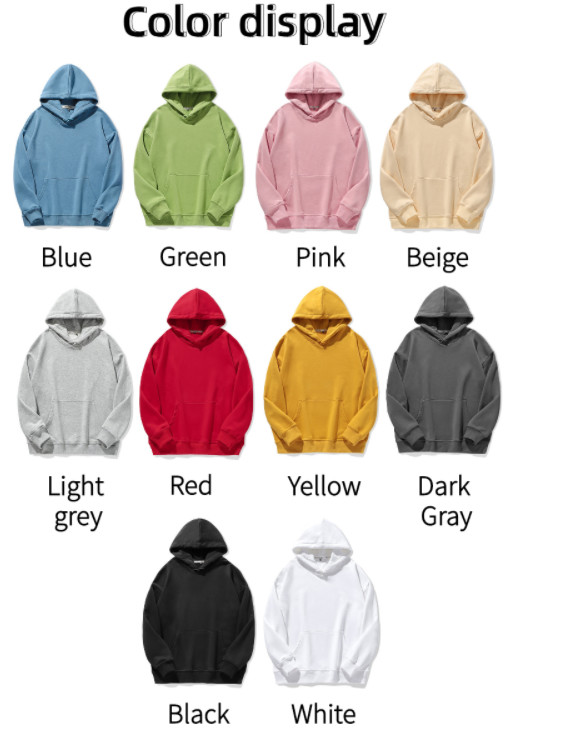 ODM GRS Dyed Plain Black Pullover Nice Fabic Street Style Hoodies No Labels