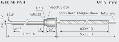 Boilers / Coffee Machine Temperature sensors  MFP-S Series 2