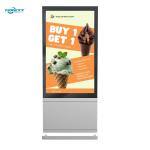 49 inch Silver Windows Outdoor Fanless Vertical Digital Totem