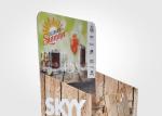 Bottled Drinks Cardboard Display Racks Four Shelves For Celebrations