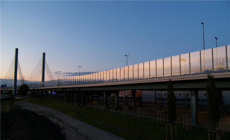 Highway Airport Clear Anti UV Cast Acrylic Sheet Soundproof 20mm
