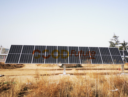 Automatic 1 Axis Solar Tracker Mounting Structure 60 Degree