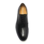 Black Lace Up Anti Skid Mens Leather Casual Shoes