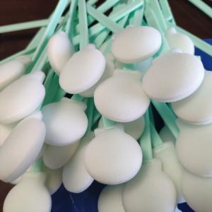 Quality Disposable Lint Free Big Round Head Foam Swab Sponge for Cleaning wholesale