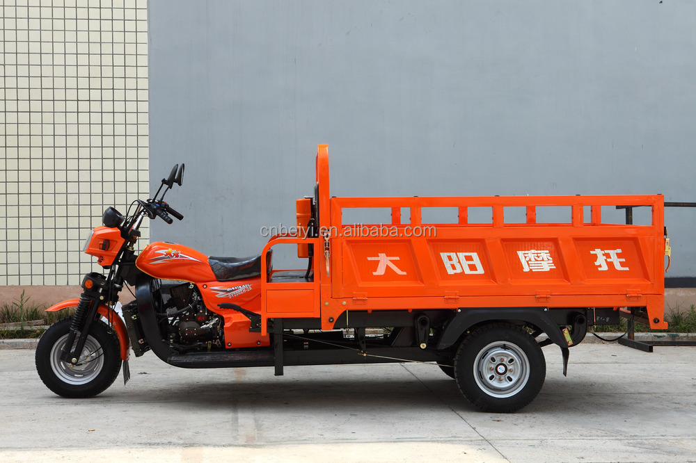 2500 Kg For Cargo 3 Wheel Motorcycle with Watered/Air Cooled Engine at Competitive