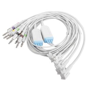 Quality P-hilips TC30/50 ECG Leadwires 989803151651 IEC 4.0 Banana EKG Leadwires wholesale