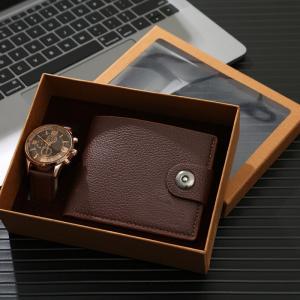Quality ODM Wrist Watch Gift Set , Multipurpose mens watch and wallet gift set wholesale