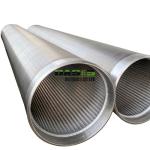 Stainless Steel 316L Wedge Wire Screens Johnson Screens / Water Well Screens for