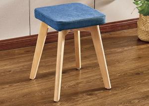 Quality European Style Makeup Vanity Chair , Smell Free Dressing Table Vanity Stool wholesale