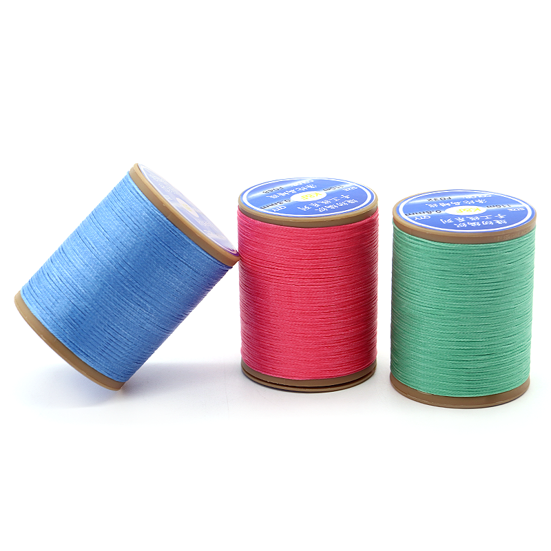 Wax Covered Thread High Tension Polyester Cord for DIY Handicraft Tool Hand Stitching