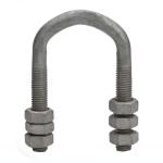 35KN Electric Power Fittings HDG U Bolt 80MM - 140MM