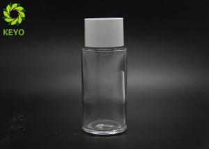 Quality 100ml Flat Shoulder Body Oil Glass Bottle With Screw Cap wholesale