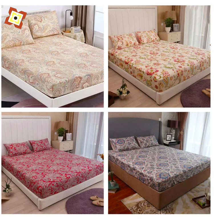 100% Polyester Warp Knitted Printed Mattress Quilted Fabric Tear Resistant