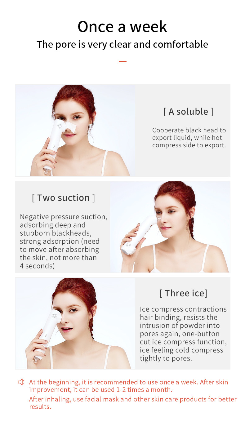 USB Rechargeable Comedone Acne Electric Blackhead Remover