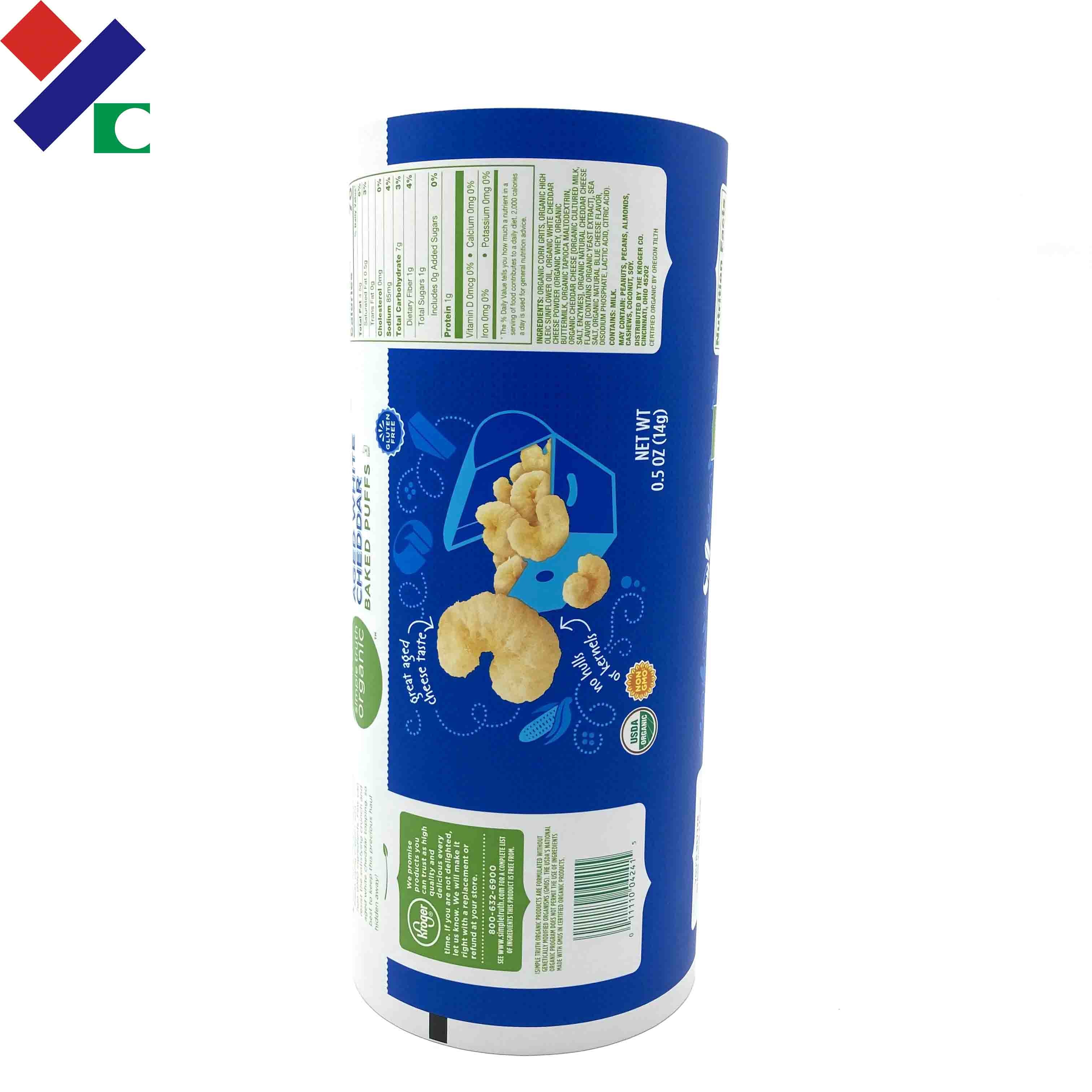 Aluminum Foil Food Packaging Film Roll Waterproof Metallised Bopp Film Gravure Printing