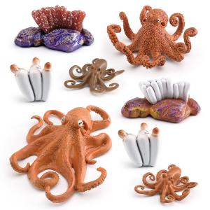 Quality Squid Octopus Life Cycle Figure Model Toy For Boys Girls Kids wholesale