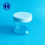 180ml 6oz Clear Plastic Cosmetic Jars Skincare Cream Facial Mask Gel Scrub