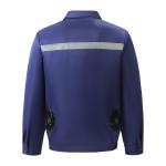 5V 7.4V 9V Battery Cooling Fan Jacket For Worker With Quickly Bank Power