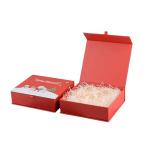 Custom Printed Rigid Cardboard Square Festival Gift Boxes Scarf Socks Candle
