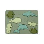 Ocean World Silicone Puzzle BPA Free Eco Friendly For Kids Education