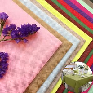 Quality Spunbond Non Woven Tablecloth 40gsm Disposable Table Cloths Biodegradable wholesale