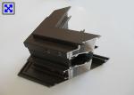 India Style Thermal Break Aluminum Window Profile Brown Powder Coated