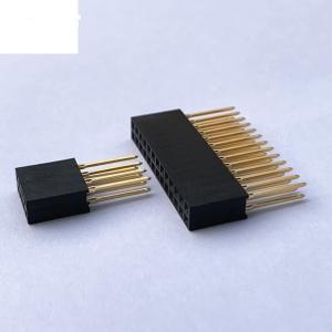 Quality 2.54mm Pitch Female Pin Connector PCB Gold Plating 2-40P wholesale