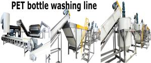 China Automatic PET Bottle Washing Line Stainless Steel Pet Bottle Crushing Machine 2000kg/Hr on sale