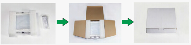 Factory Square 12w glass downlight CE, CB, GS, SAA certificate