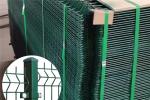 OEM 3D Triangle V Mesh Fencing Panels Powder Coated Gray Color