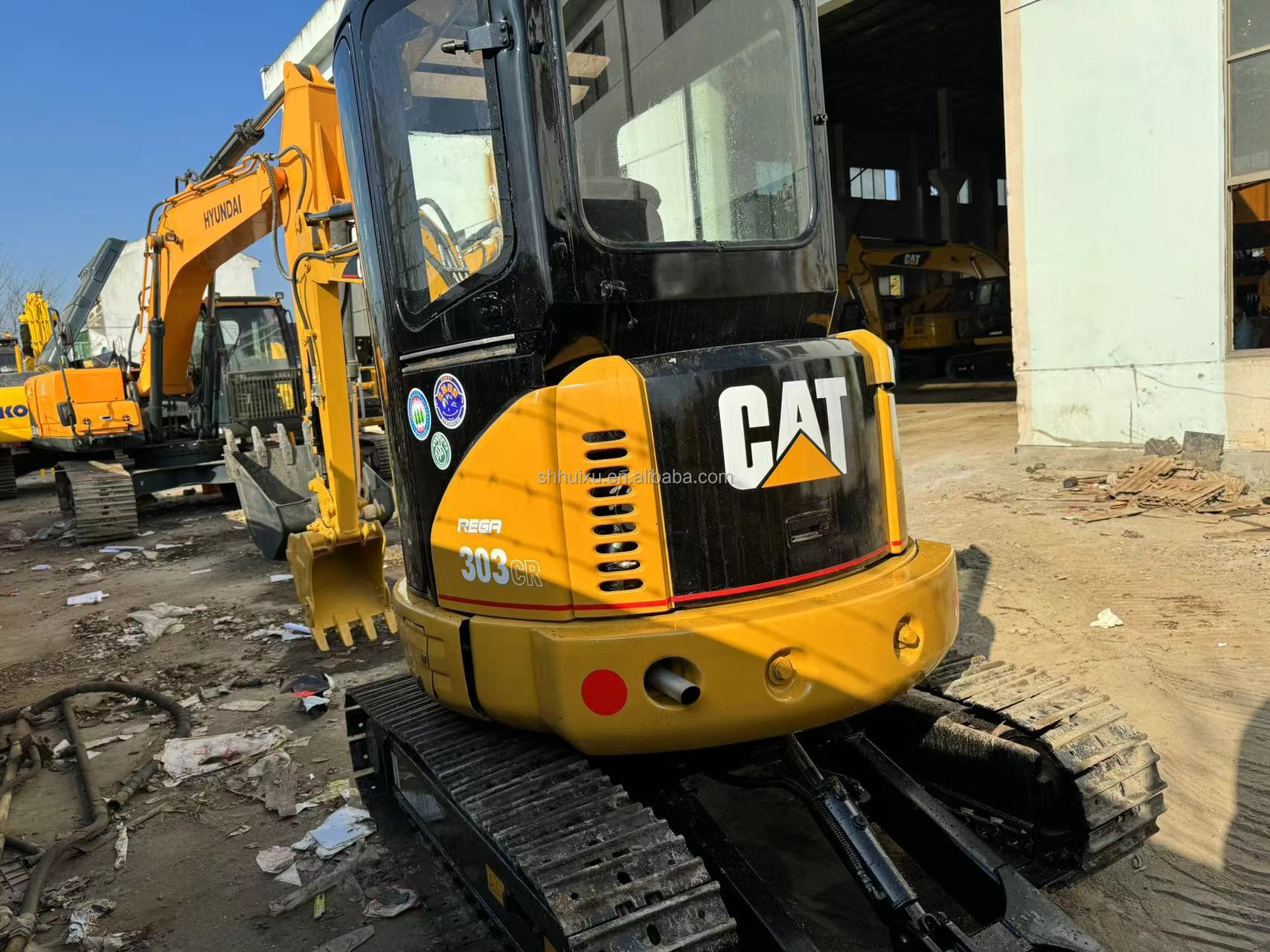 3 Ton Cat Second Hand Digger Cat303c Used Digger 0.12m3 Bucket Capacity