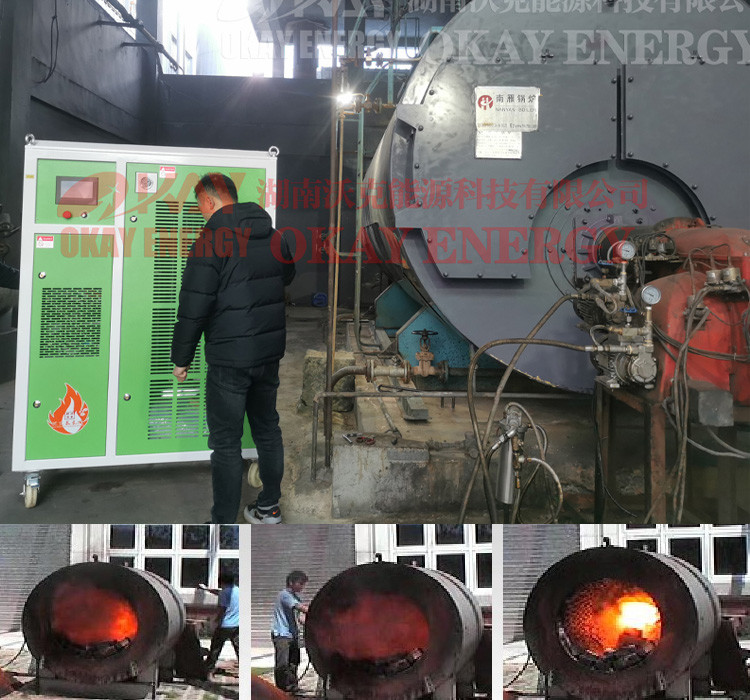 23kw Oxygen Hydrogen Gas Boiler 7500L/H Fuel Saving For Heating