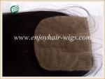 Silk top closure 4''x4'' malaysian virgin hair natural color straight 10''-24'