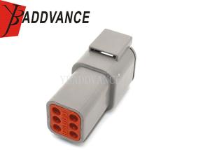 Quality 6 Position Male TE Connectivity Deutsch Connectors DTM04-6P Grey Color wholesale