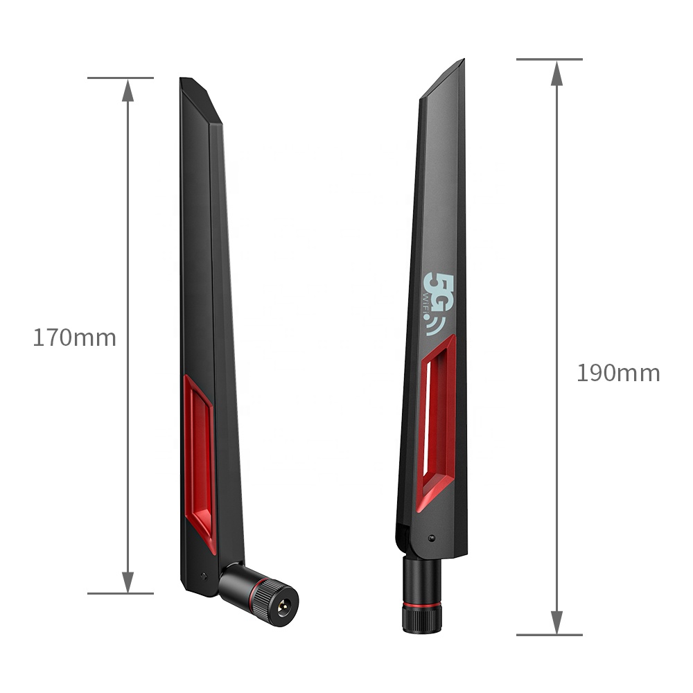 Impendence 50 ABS Rubber Paddle Antenna for 2023 Dual Band 5G Wifi Compatibility