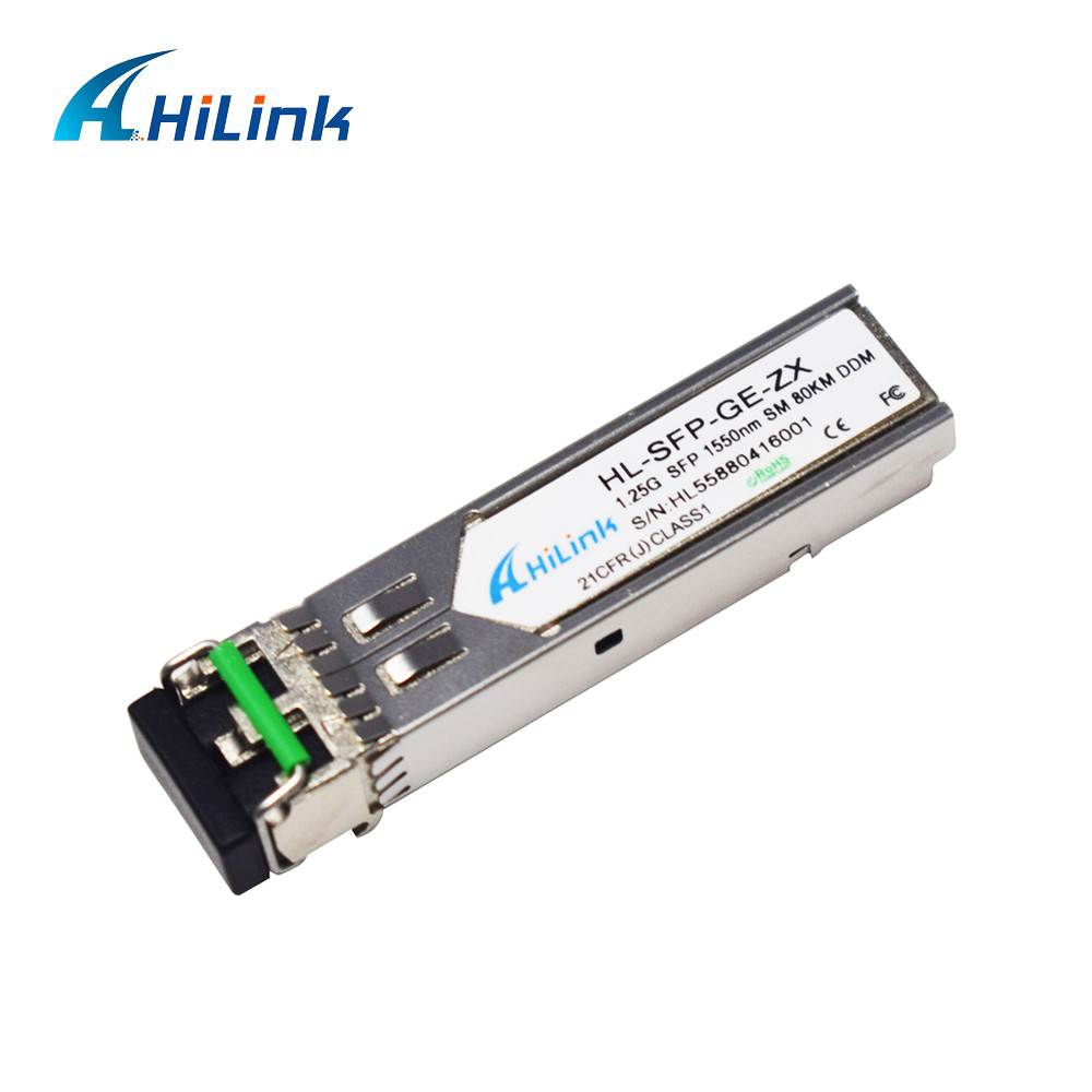1.25G SFP Optical Transceiver Module SMF 1550nm 80KM DDM Cisco Compatible