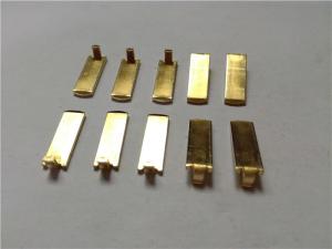 Quality Slow Wire Cutting Socket Pin Metal Stamping Mould , Terminal Die H62 Brass Material wholesale