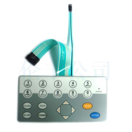 Silk Screen Printing 3M467 Flat Membrane Switch Panel Overlay
