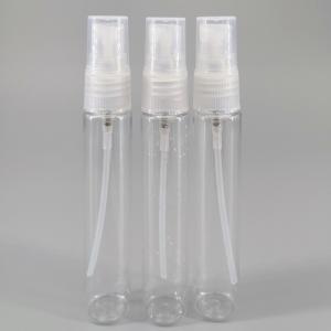 Quality 30ml Clear PET Slim Tube PP Cap Plastic Spray Bottle wholesale