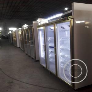 Quality OP-A409 Factory Price OEM ODM Supermarket Glass Door Fridge with LED Light wholesale