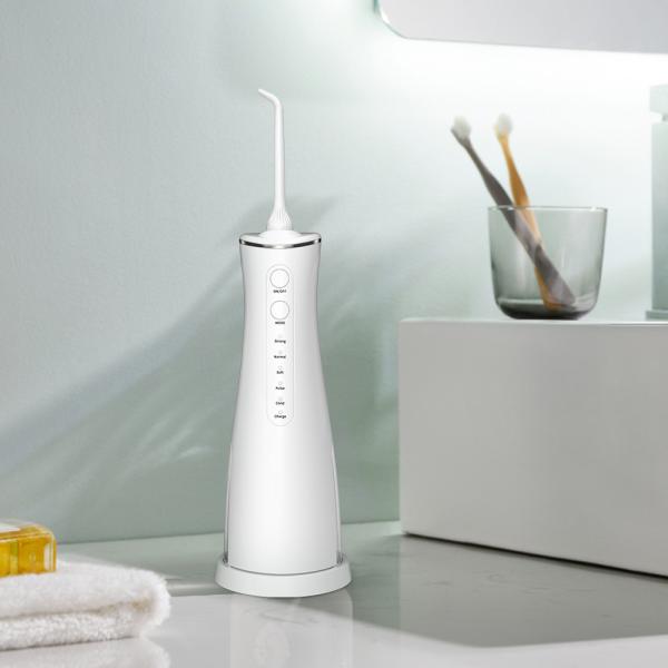 Water Dental Flosser Irrigator Water Jet 250ml Smart Rechargeable Travel Oral
