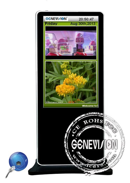 TFT 3G Digital Signage , 1920x 1080 Web Based Digital Signage
