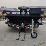 5t 5m*2.2m Platform Truck Semi Trailer Axle For Cargo Transport