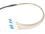 Armoured Fiber Optic Patch Cord LC 4 Cores SM Armored Uniboot Outdoor
