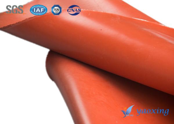 Rubber Compound Silicone Fiberglass Fabric For High Temperature Resistance
