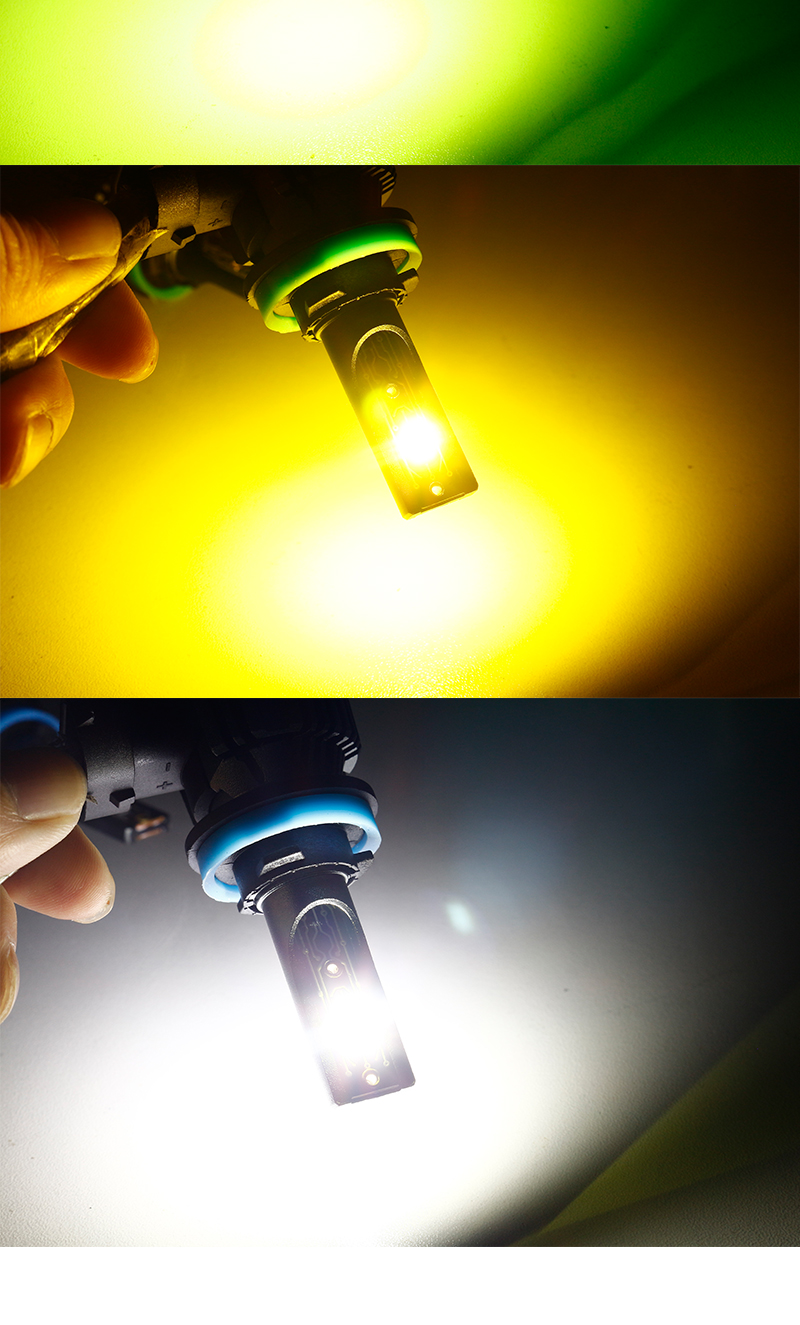 Super Brightest LED Car Headlight Bulbs CSP 3570 12V 9005 9006
